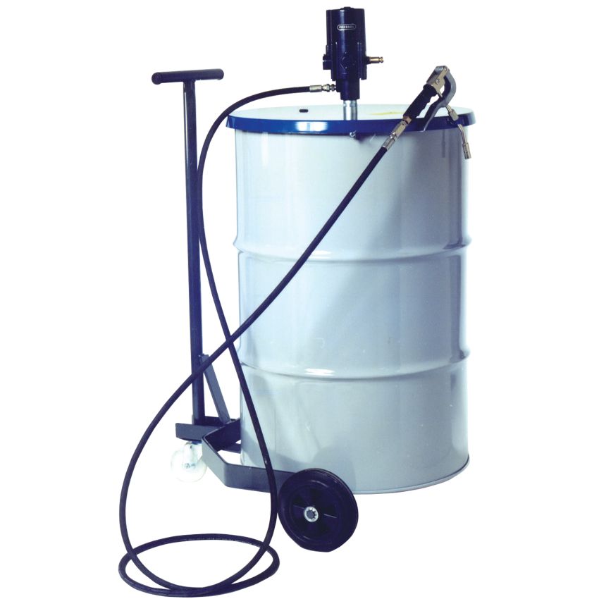 Ensemble pneumatique mobile de distribution de graisse pour fûts, 50 : 1