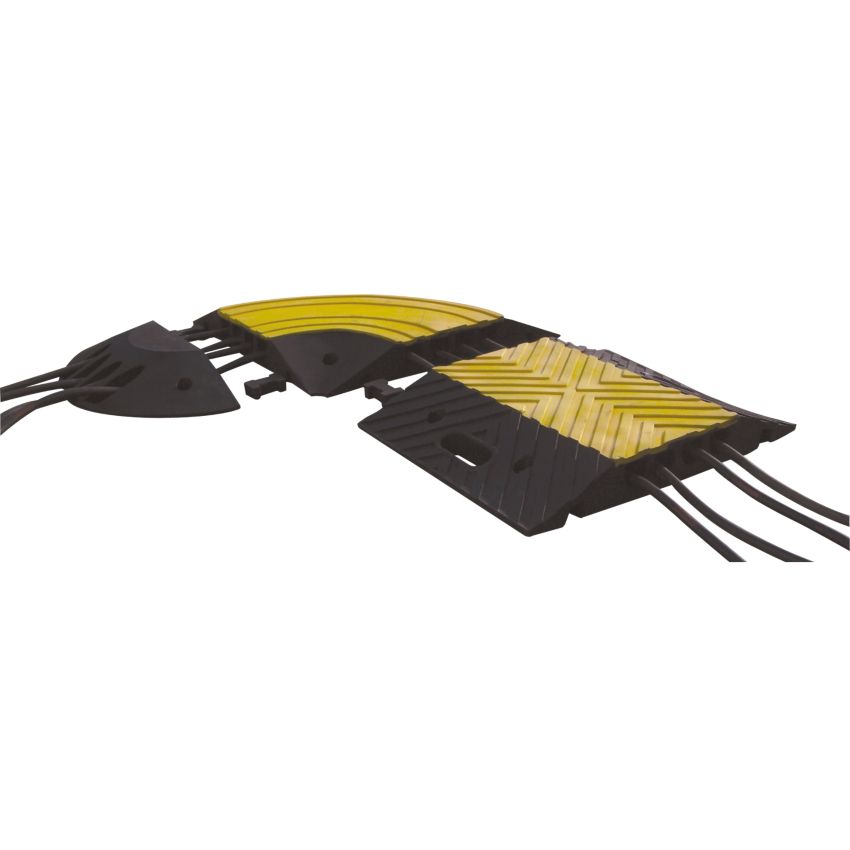 Elemento curva para pasacables modulable