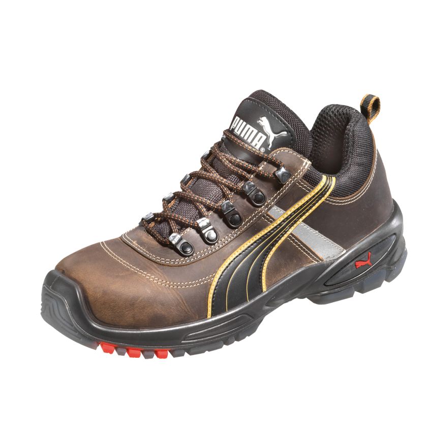 Chaussure basse de sécurité avec bandes réfléchissantes