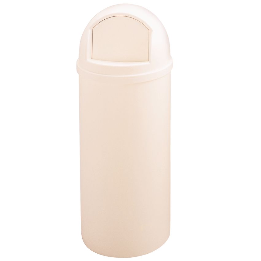 Poubelle plastique à clapet basculant 57 L