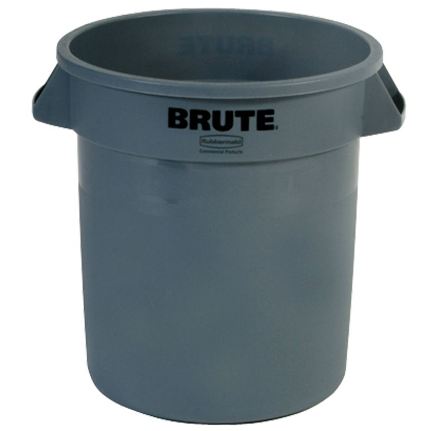 Papelera de plástico BRUTE redonda, 38 L