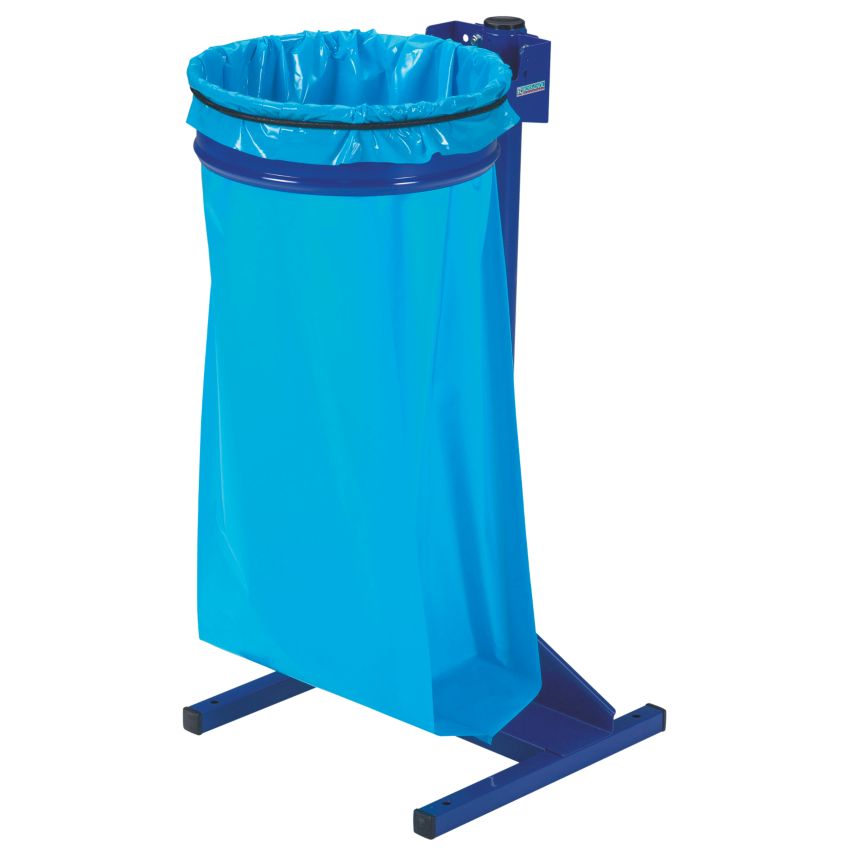 Support de sac sur socle acier Ecollecto sans couvercle, 110 litres