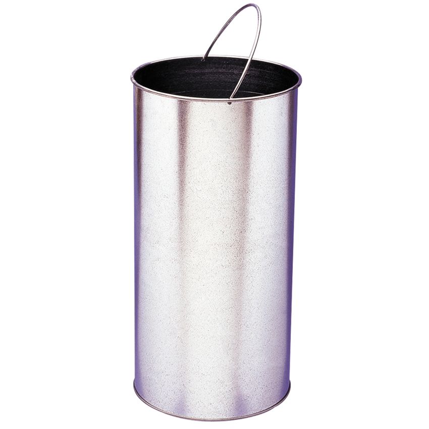 Cubo interior acero para papelera 52 litros con cenicero