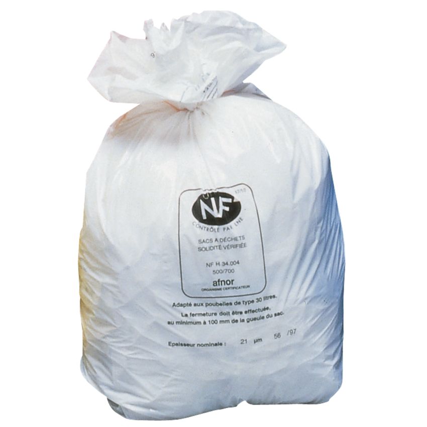 250 bolsas de recuperación NF blancas, 110 L