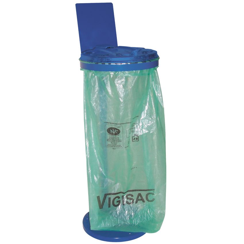 Support de sac sur socle avec plaque d'identification, 110 L