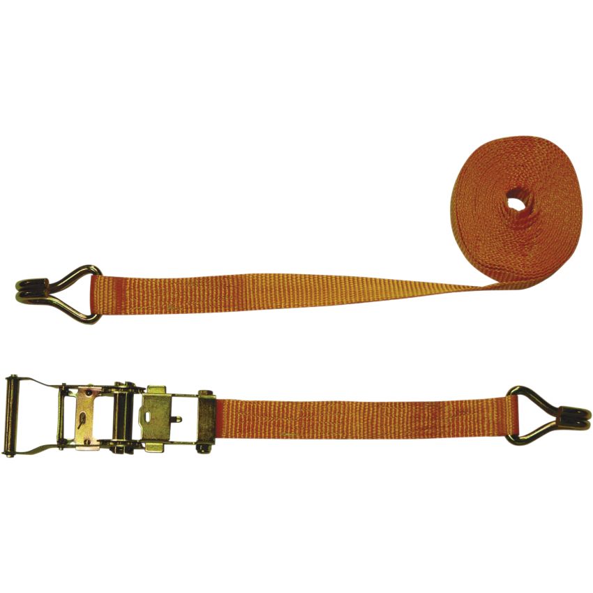 Sangle darrimage textile 900 daN 35 mm, boucle à cliquet