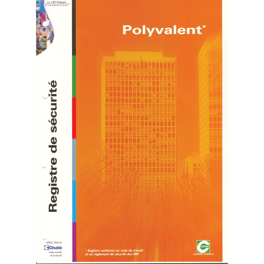 Registre de sécurité Tout établissement