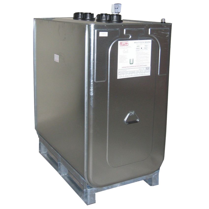 Cuba para transporte gasoil de acero/PE doble pared equipada 1000 L