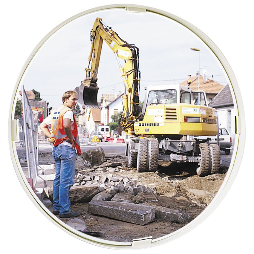 Miroir multi-usages intérieur/extérieur, Ø 600 mm