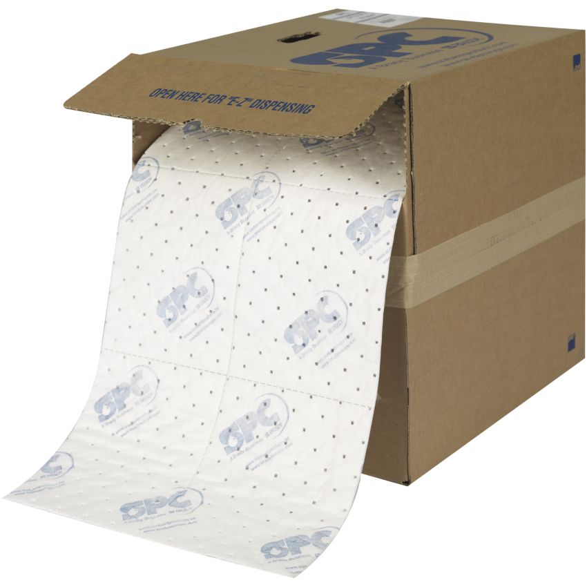 Rouleau absorbant hydrocarbures grammage très élevé spécial maintenance