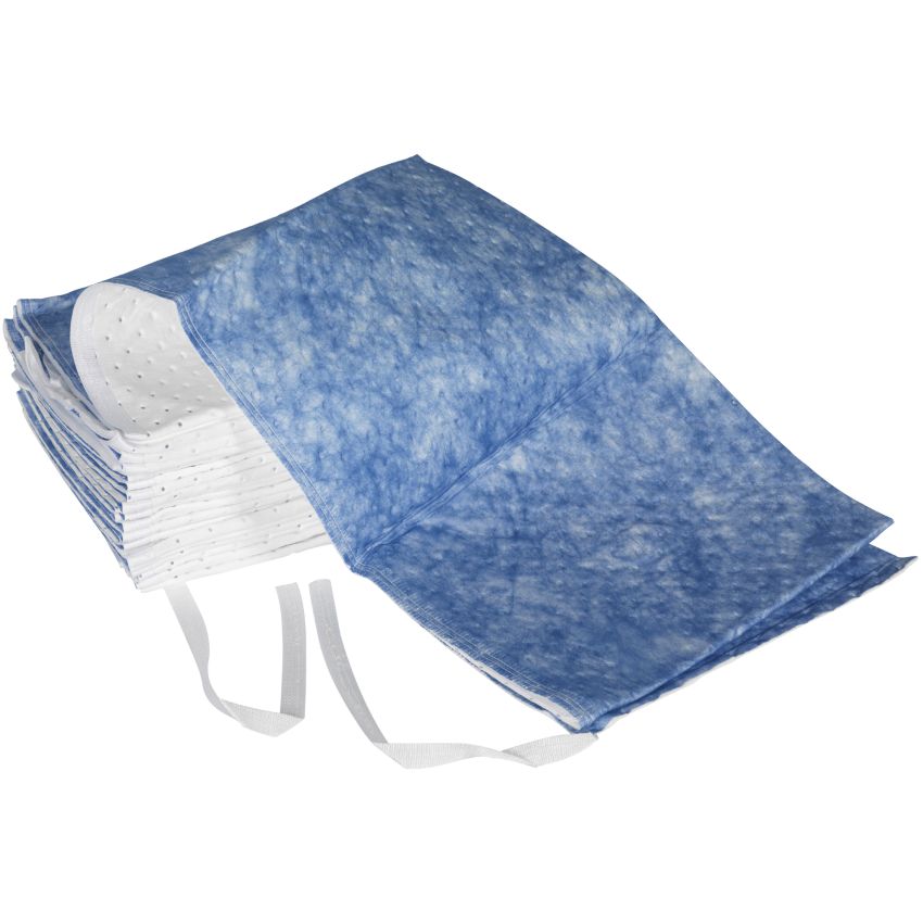 Tapis absorbant d'hydrocarbures dépliable BLUE spécial intervention sur l'eau