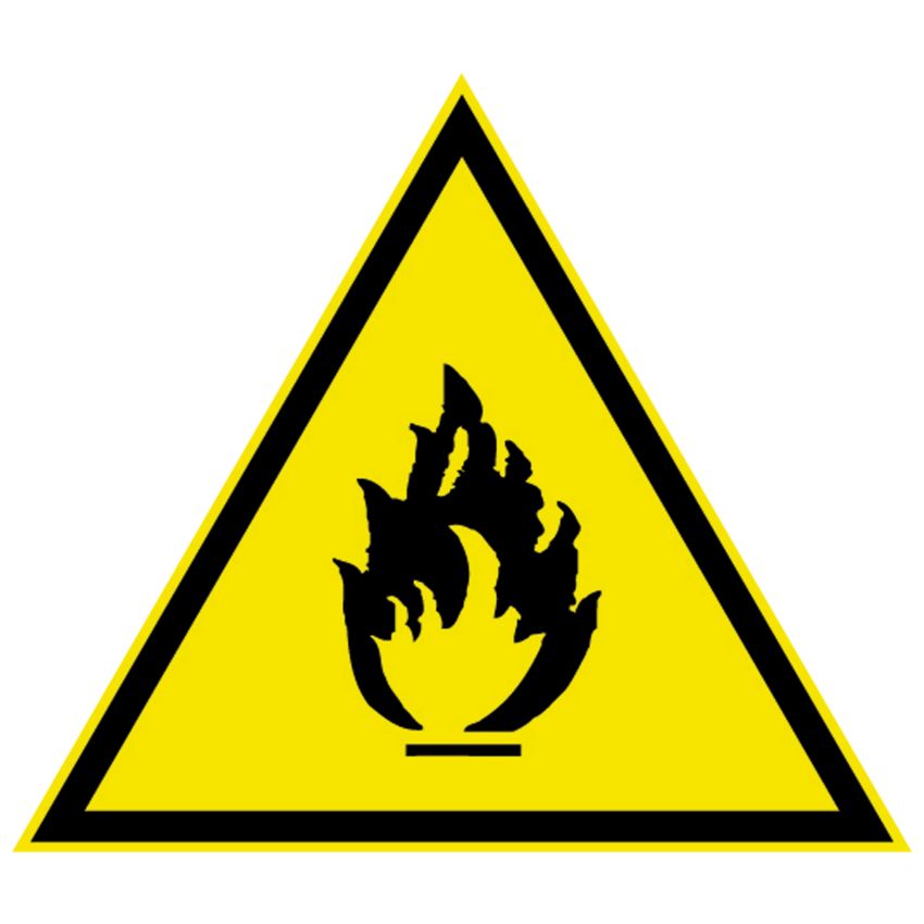 Planche de pictogrammes de dangers adhésifs en vinyle