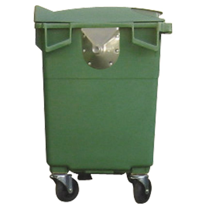 Conteneur plastique 4 roues, 770 L