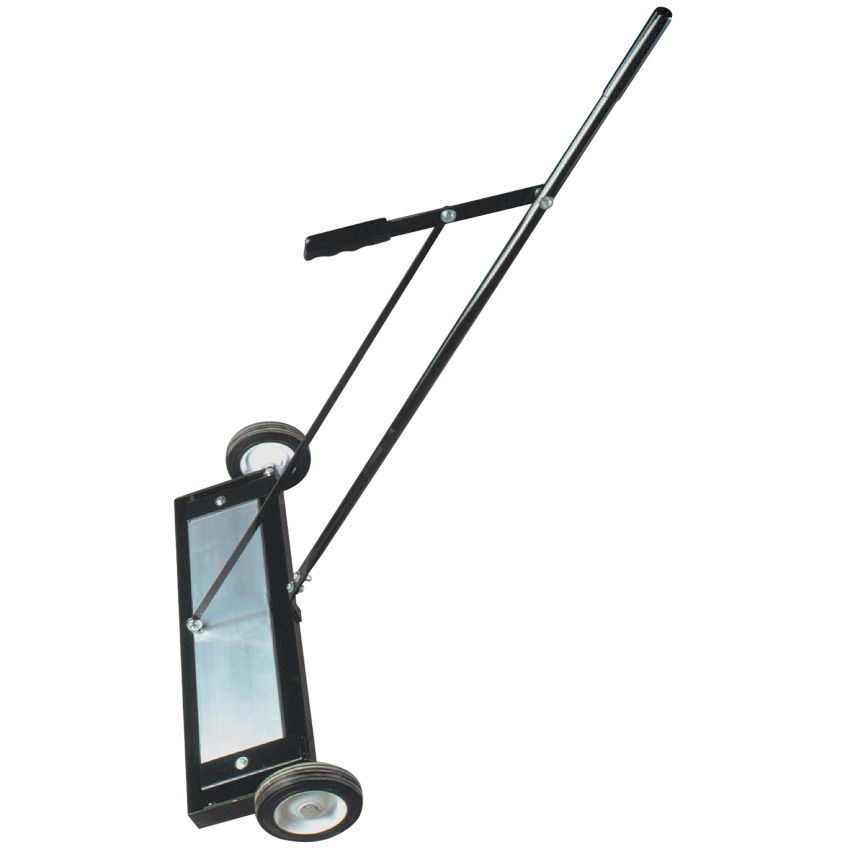 Balai magnétique avec bac récupérateur, largeur 60 cm