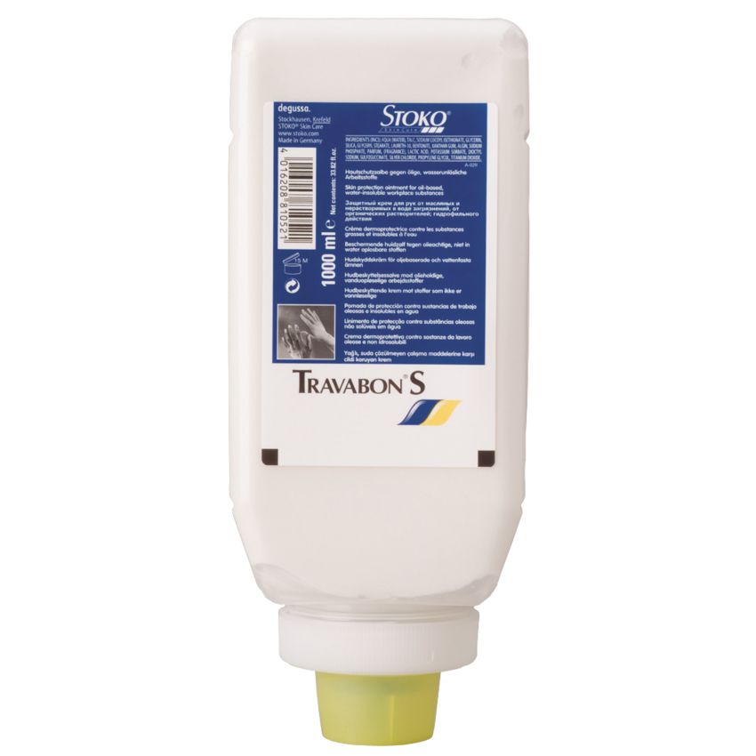 Crème de protection cutanée contre les substances grasses TRAVABON®