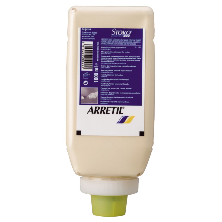 Crème de protection cutanée contre les résines ARRETIL®
