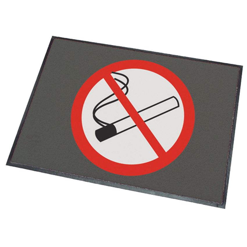 Tapis de signalétique Interdiction de fumer Brilliant Step 