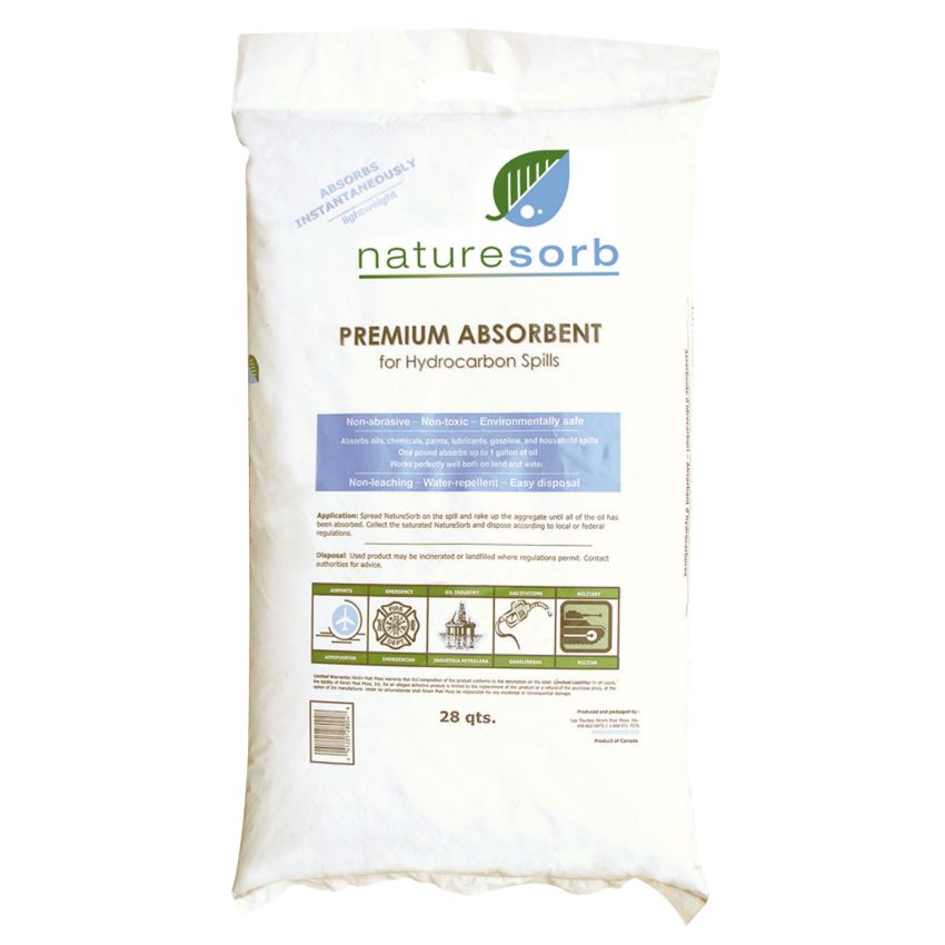 Tourbe absorbante hydrocarbures hydrofuge