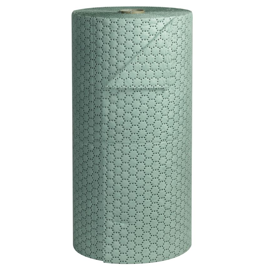 Rouleau absorbant hydrocarbures grammage élevé spécial intervention