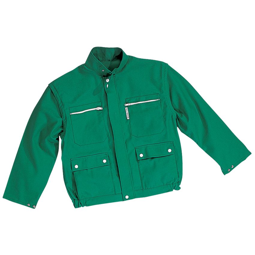 Veste coton majoritaire / polyester