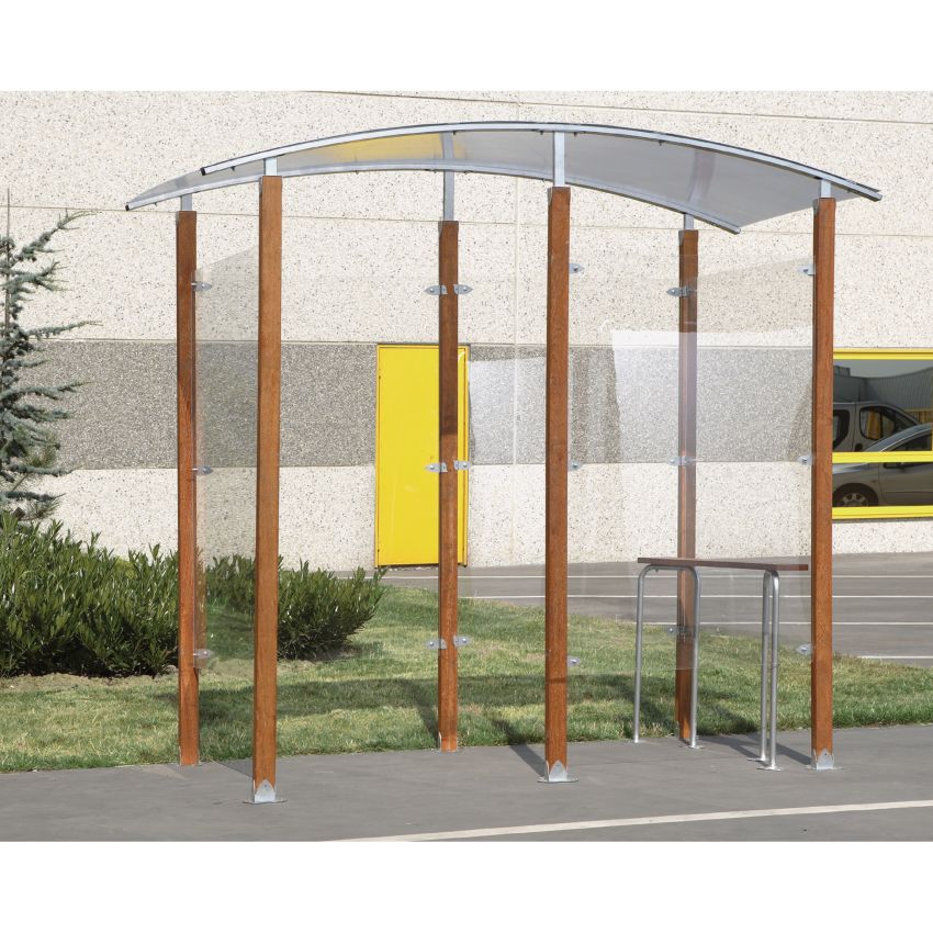 Abri fumeurs indépendant 2 m²
