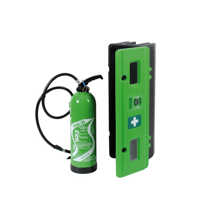 Armoire murale pour douche de sécurité autonome