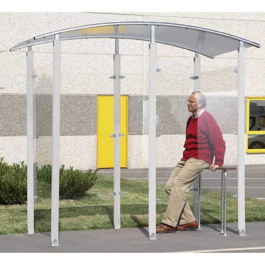 Abri fumeurs indépendant 4 m²