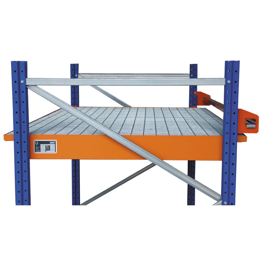 Bac de rétention supérieur 200 litres, pour rayonnage à palettes