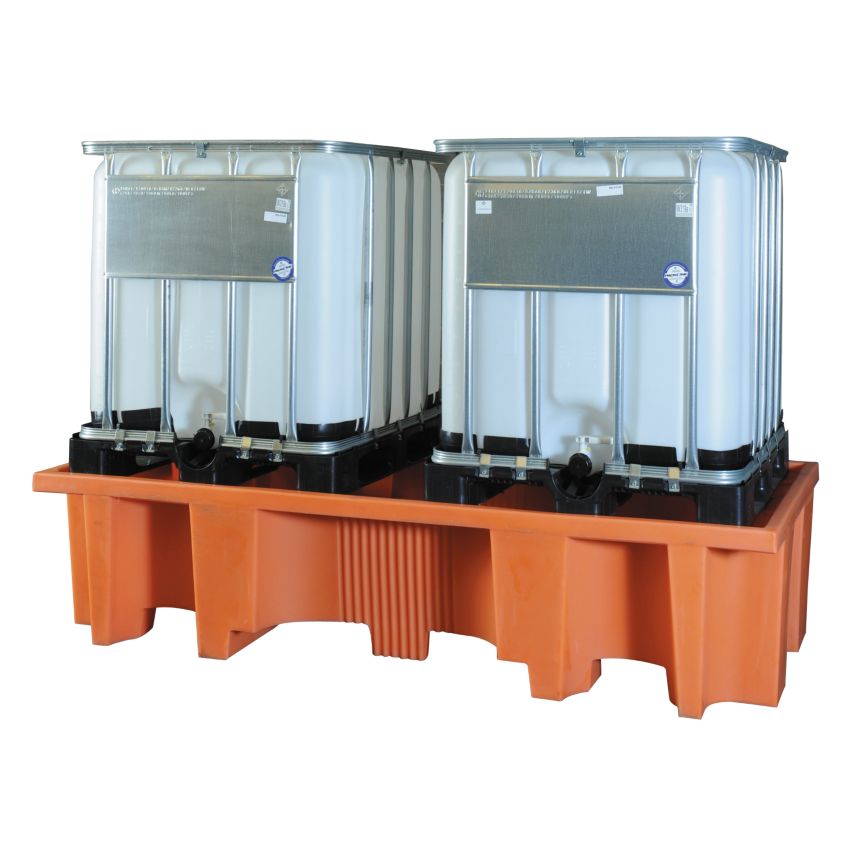 Bac de rétention 2 cubitainers Prims, 1100 litres