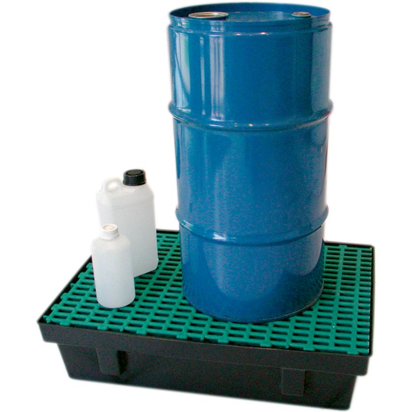 Bac de rétention polyéthylène pour flaconnages, 30 litres