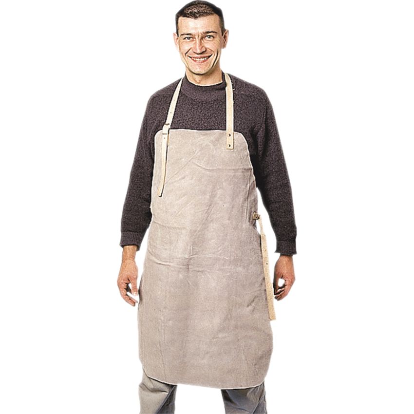 Tablier de protection soudeur en cuir