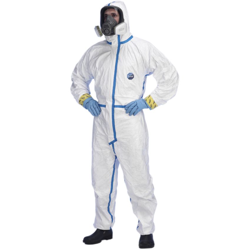 Combinaison de protection chimique Cat. III Types 6, 5 et 4 Tyvek® Classic Plus
