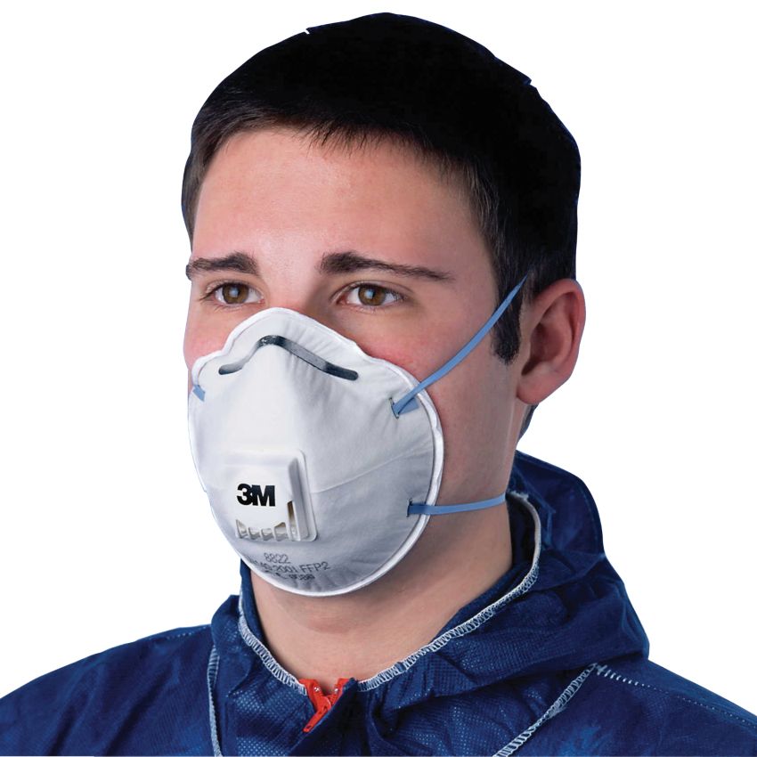 Masque respiratoire FFP2 jetable avec soupape 3M