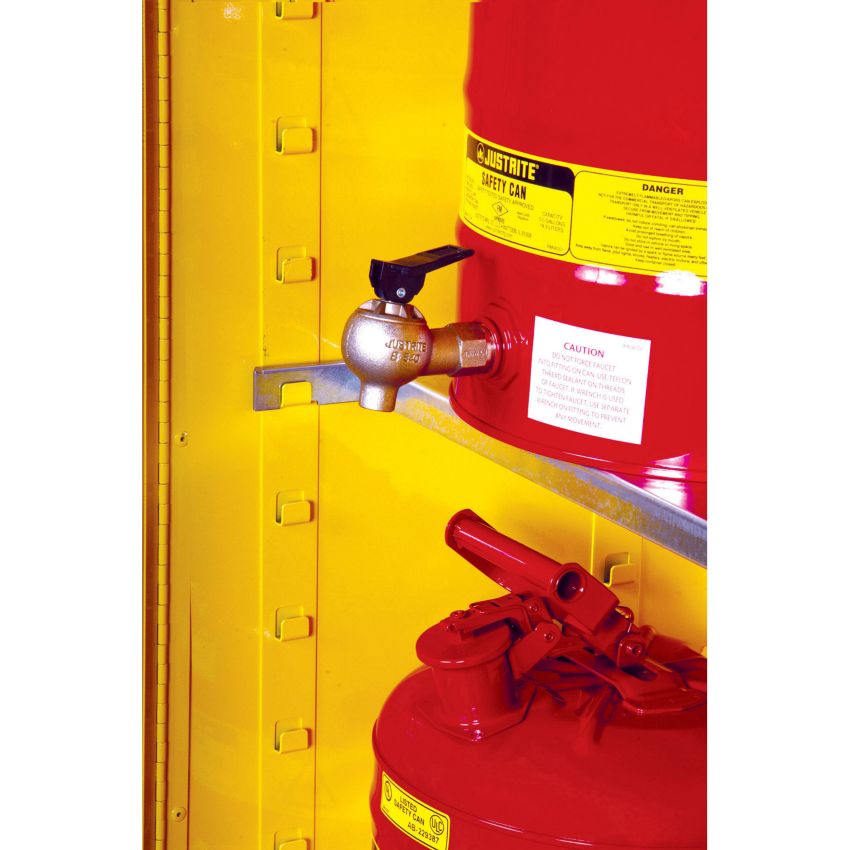 Etagère de distribution pour armoires FM Justrite 115 et 170 litres